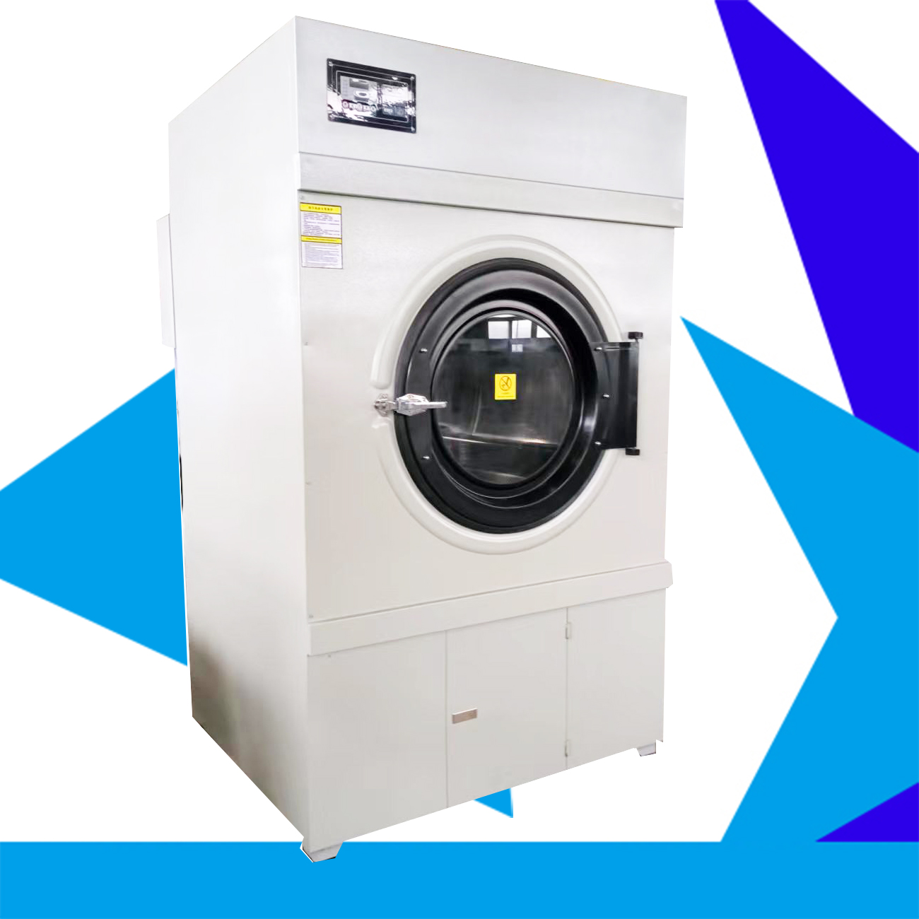 Steam heated drying machine reversing tumbler dryer electricity heated drying machine 100kgs